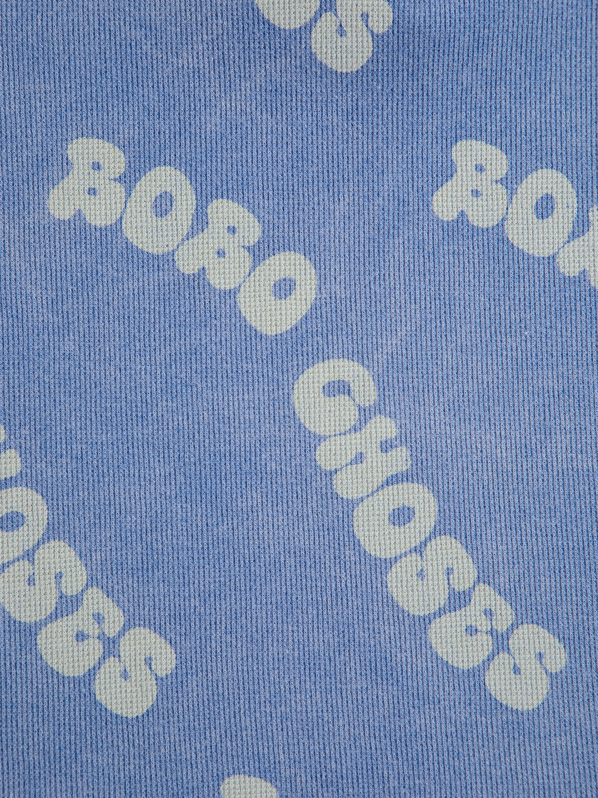 <BOBO CHOSES>Wavy Bobo Choses all over waffle polo shirt（2-7Y）