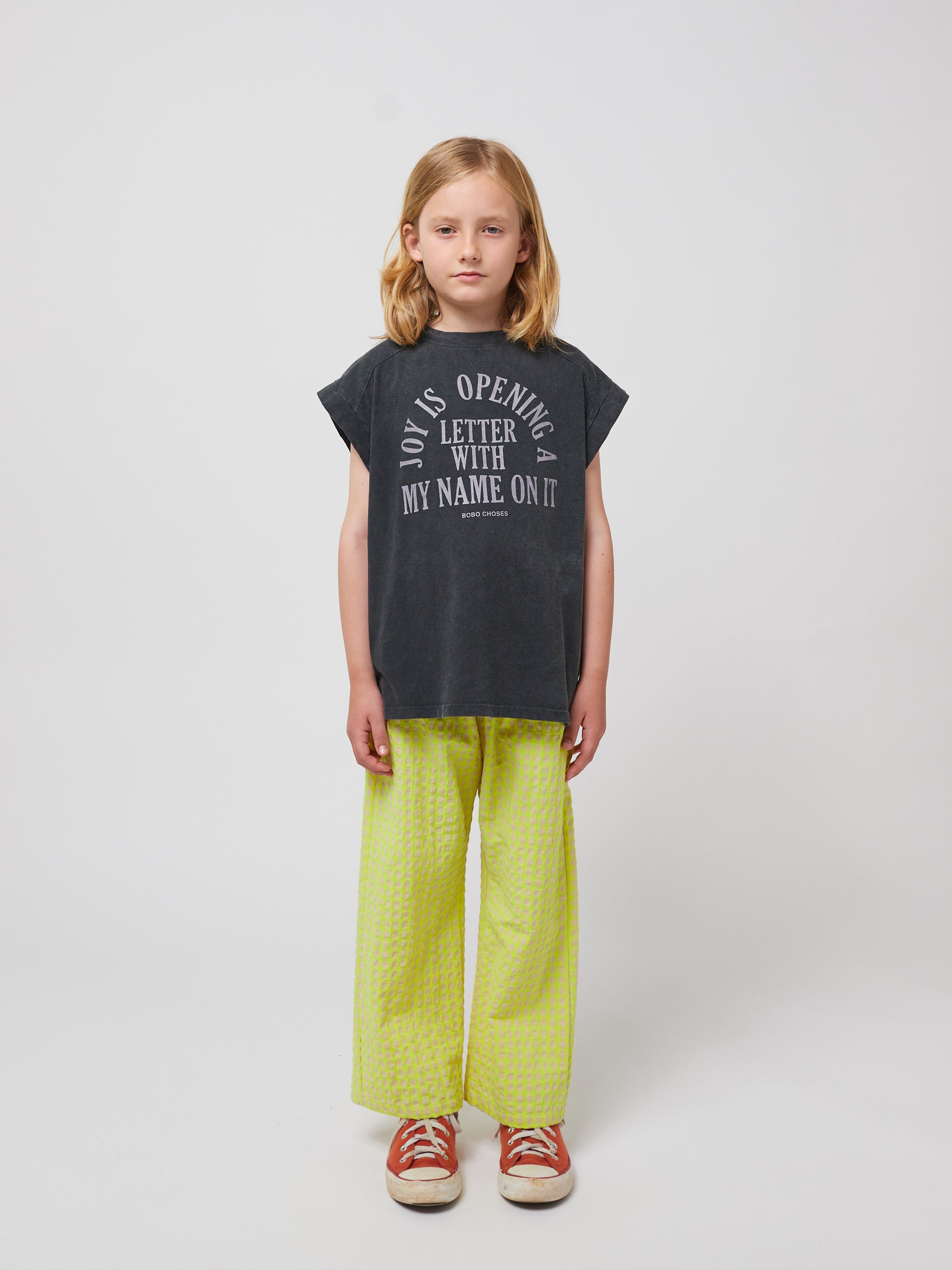 <BOBO CHOSES> Joy Is sleveless T-shirt（2-7Y）