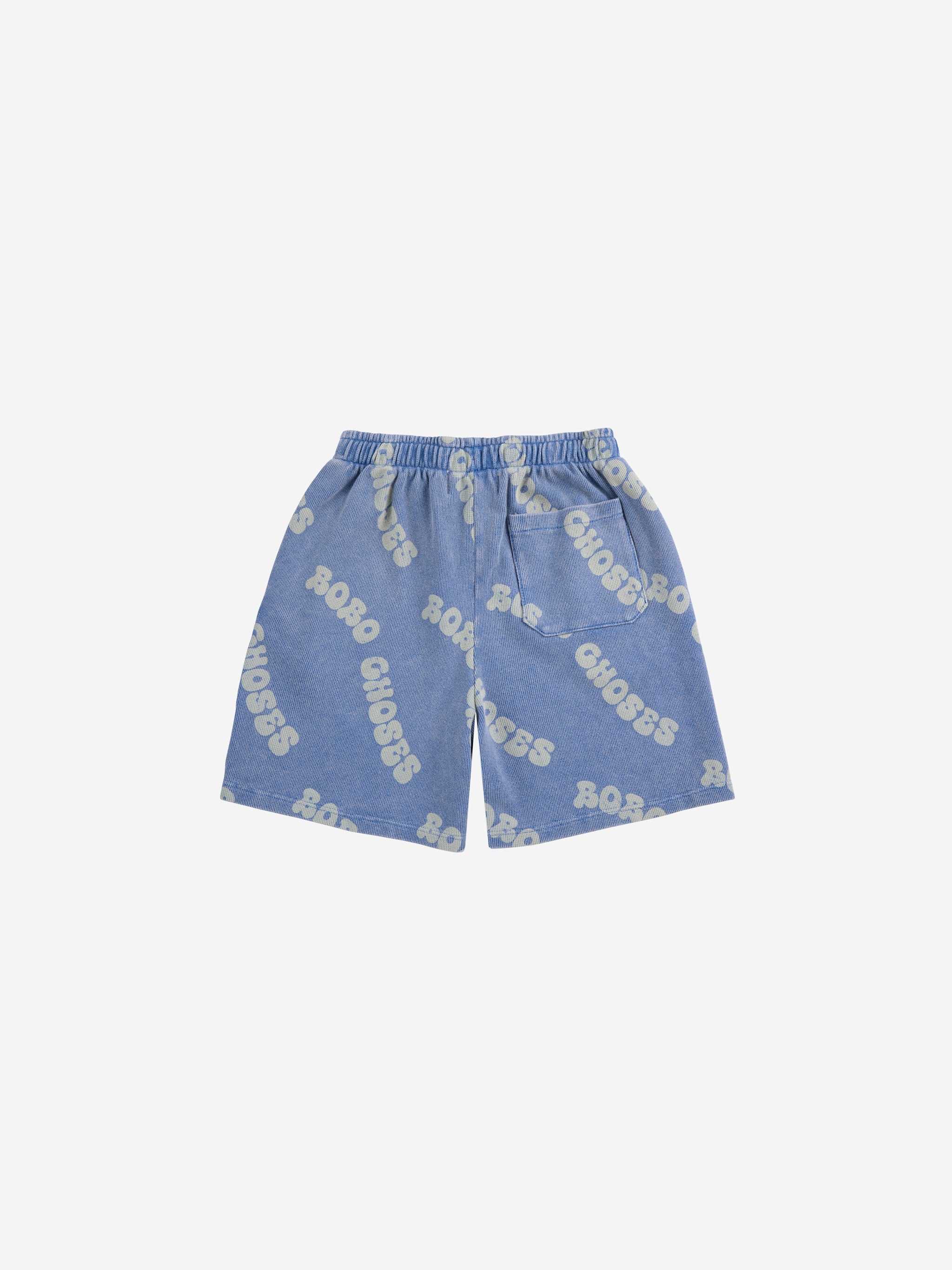 <BOBO CHOSES> Wavy Bobo Choses all over waffle bermuda shorts （2-7Y）