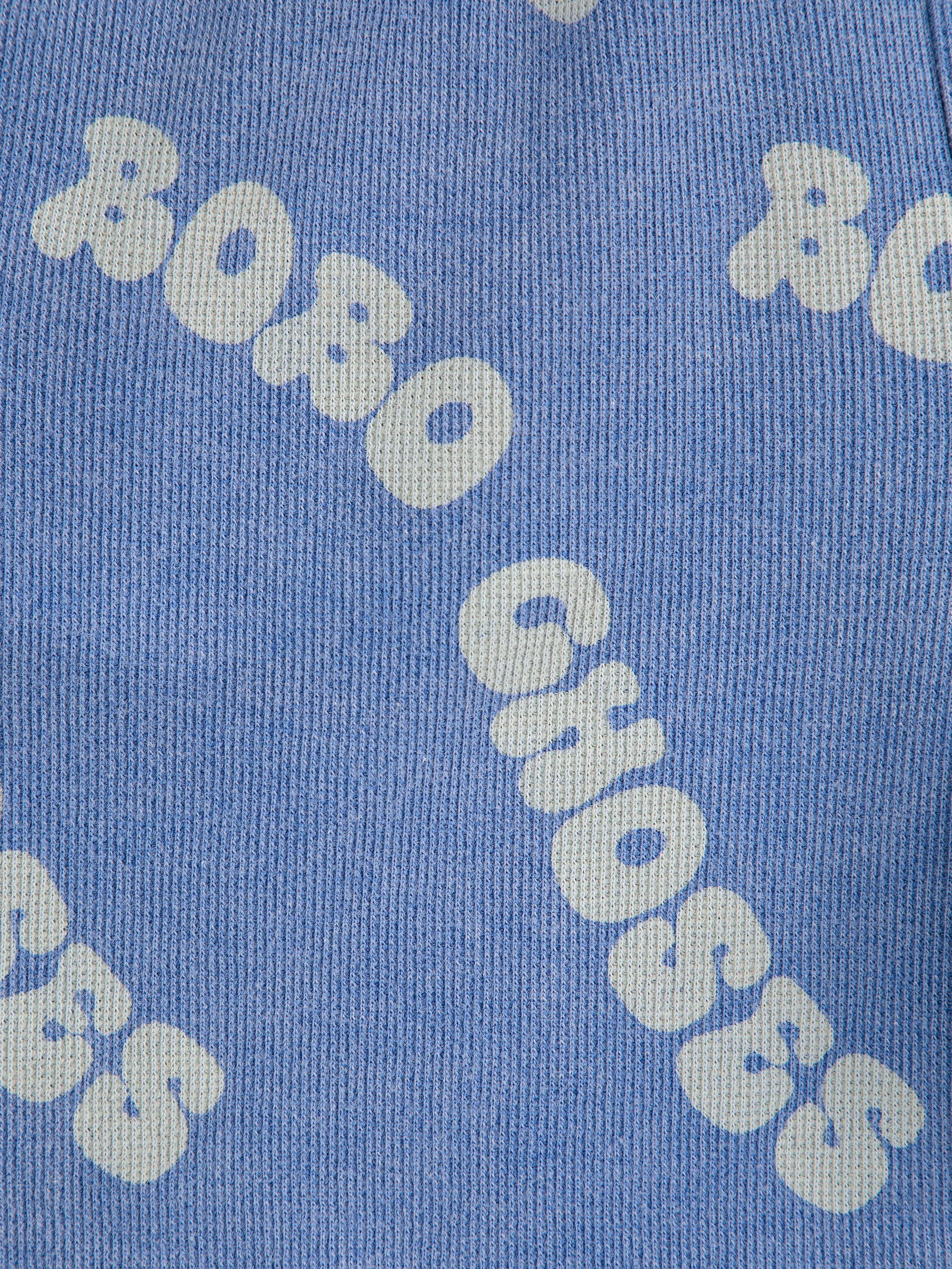 <BOBO CHOSES> Wavy Bobo Choses all over waffle bermuda shorts （2-7Y）