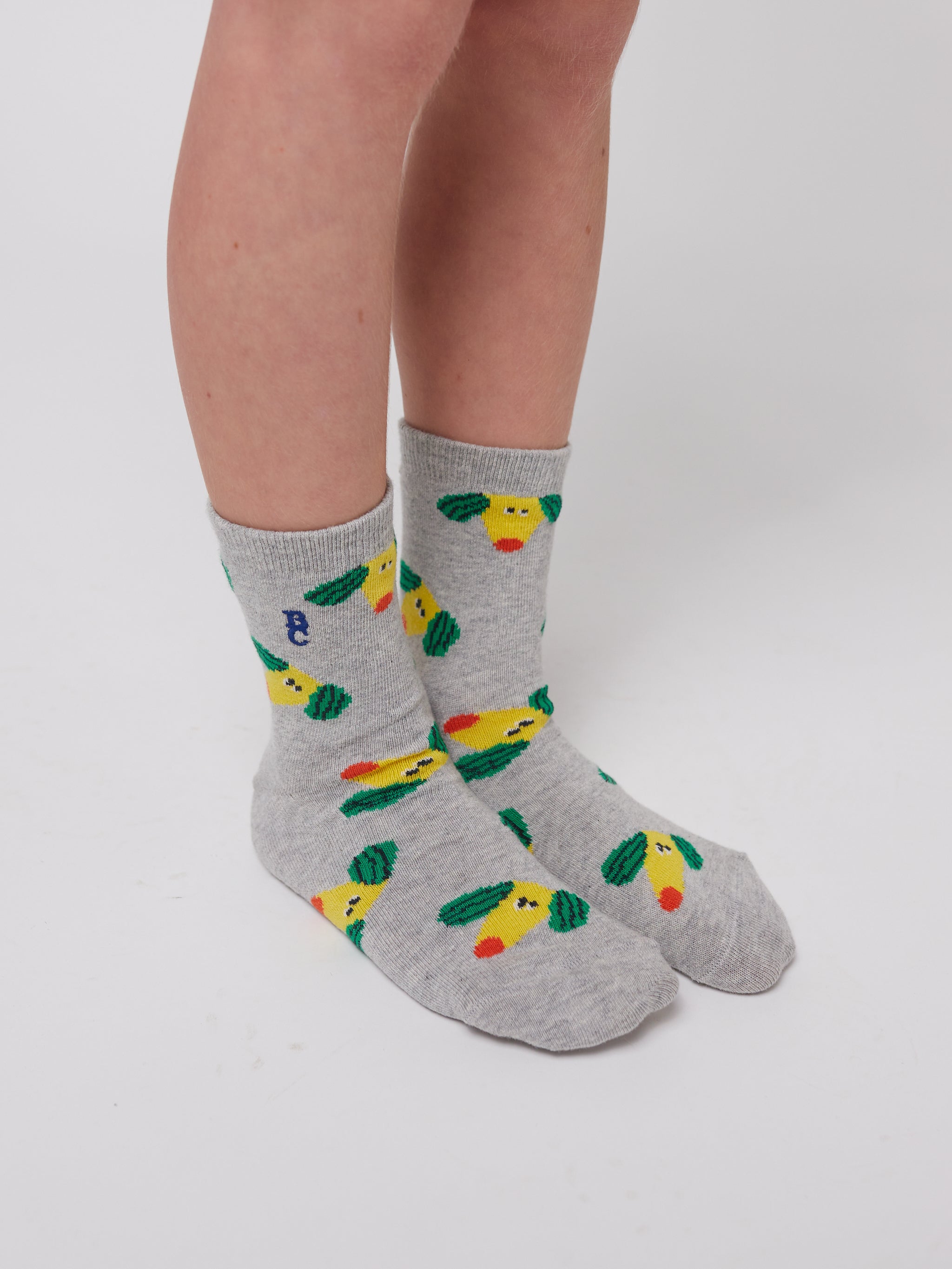 <BOBO CHOSES>Happy Dog all over short socks（13-19.5cm）