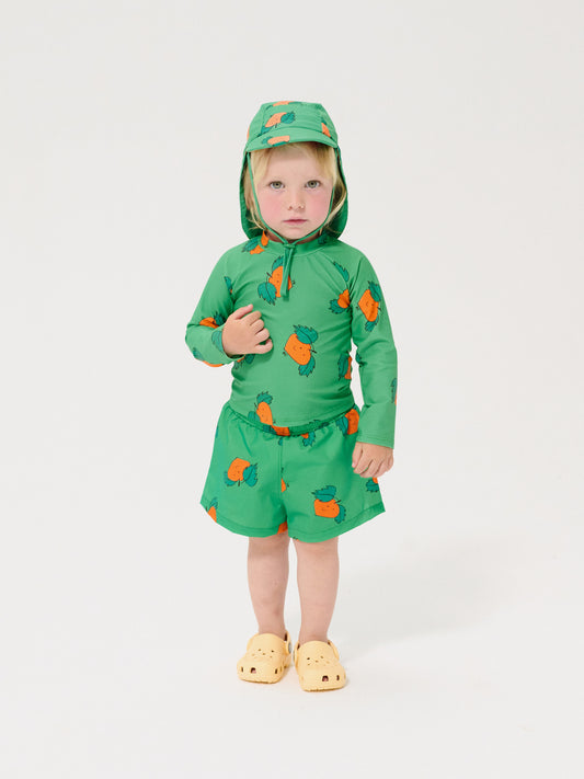 <BOBO CHOSES> Tangerine all over swim cap