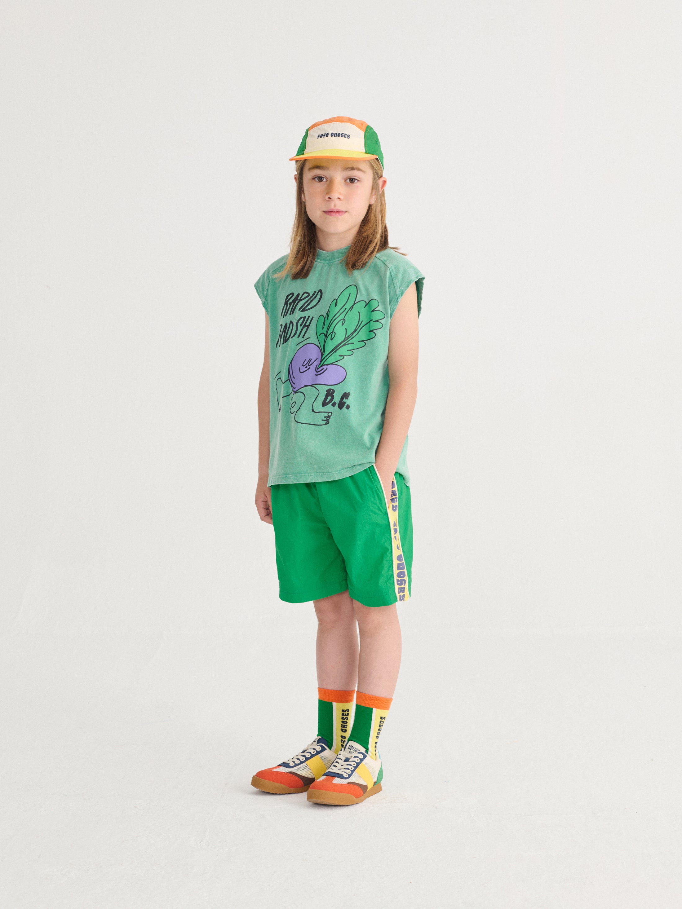 <BOBO CHOSES> Bobo Choses tracksuit bermuda shorts