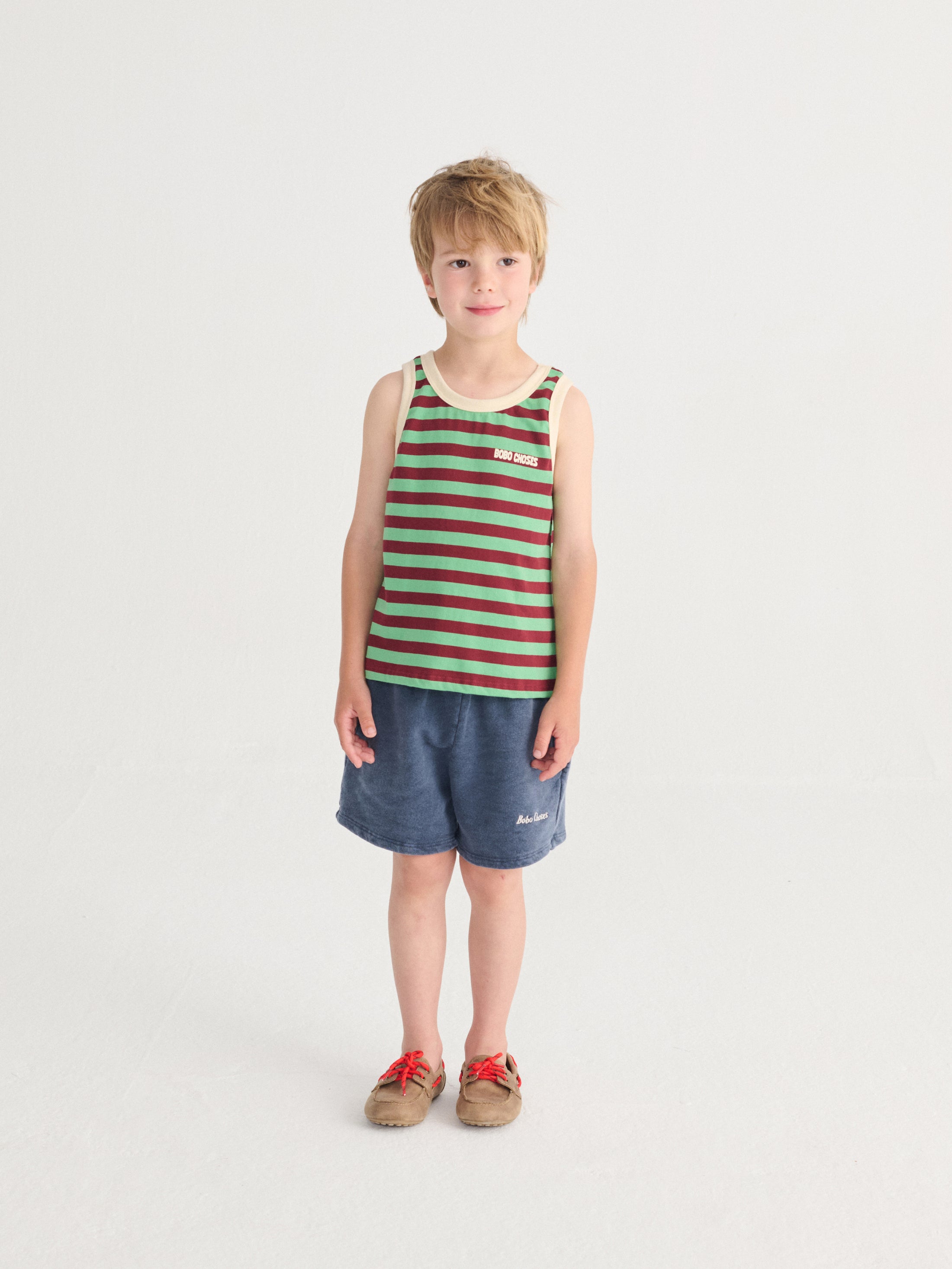<BOBO CHOSES> Bobo Choses Striped tank top