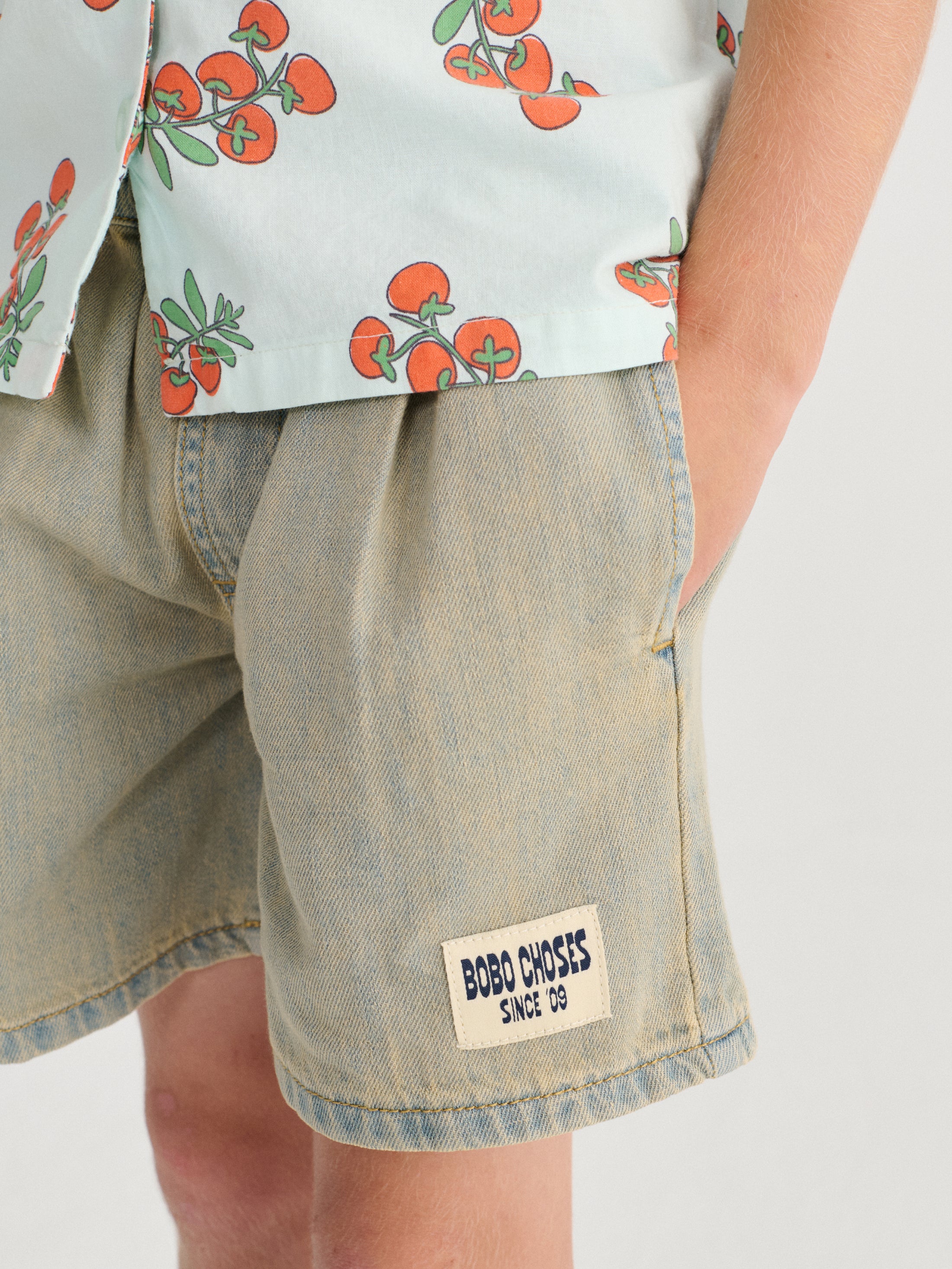 <BOBO CHOSES> Bobo Choses Since 09 denim bermuda shorts
