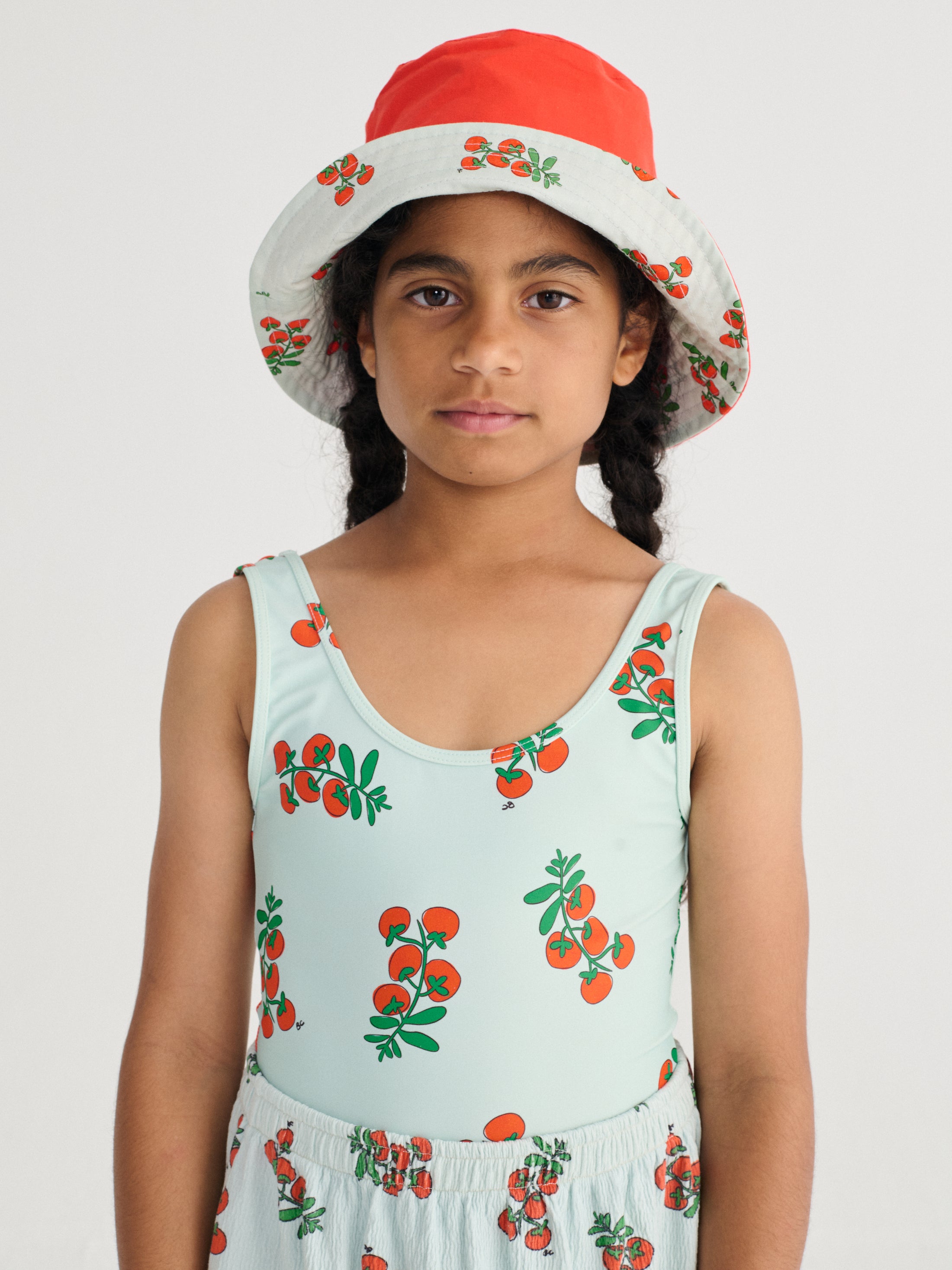 <BOBO CHOSES> Juicy Tomatoes all over reversible hat