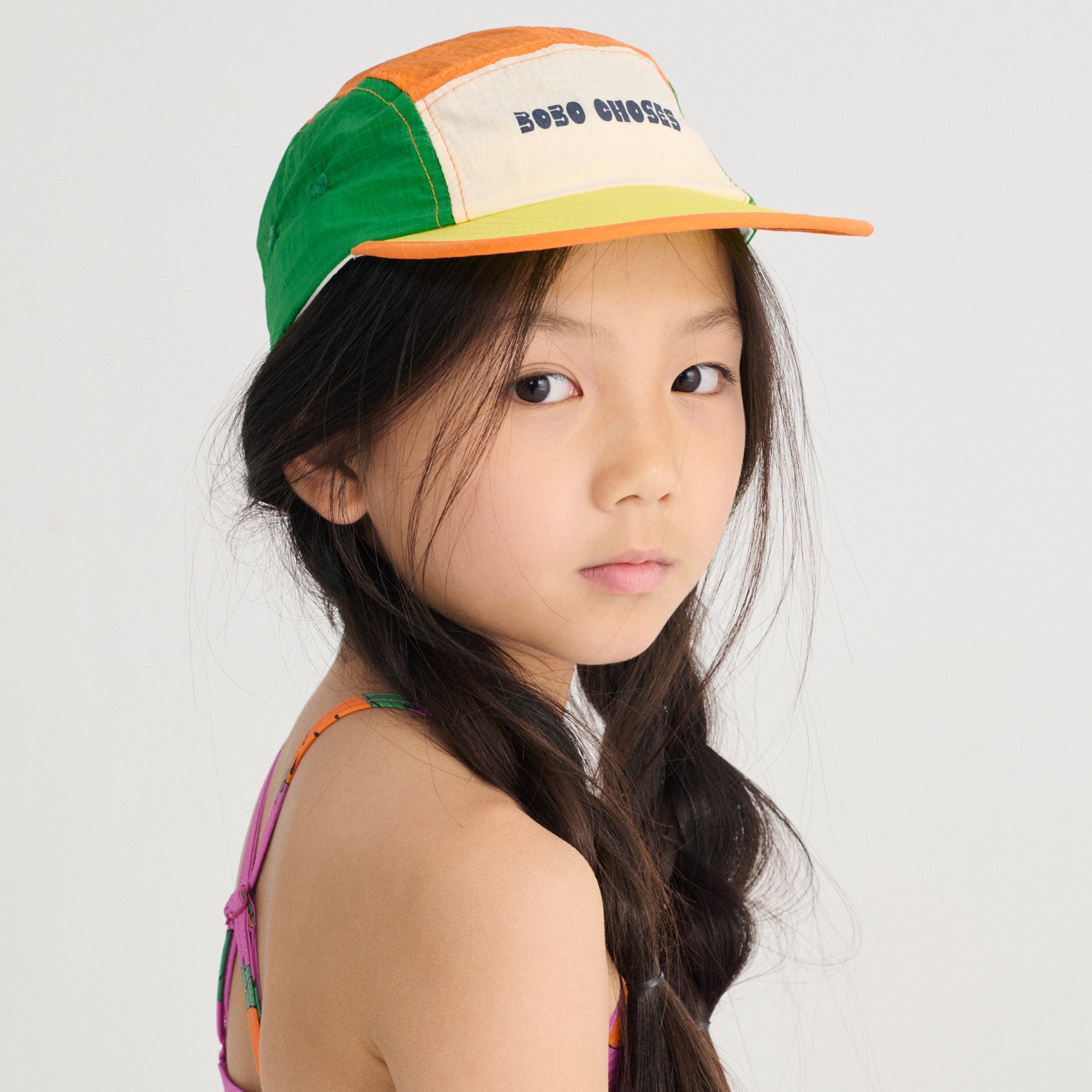 <BOBO CHOSES> Bobo Choses color block technic cap