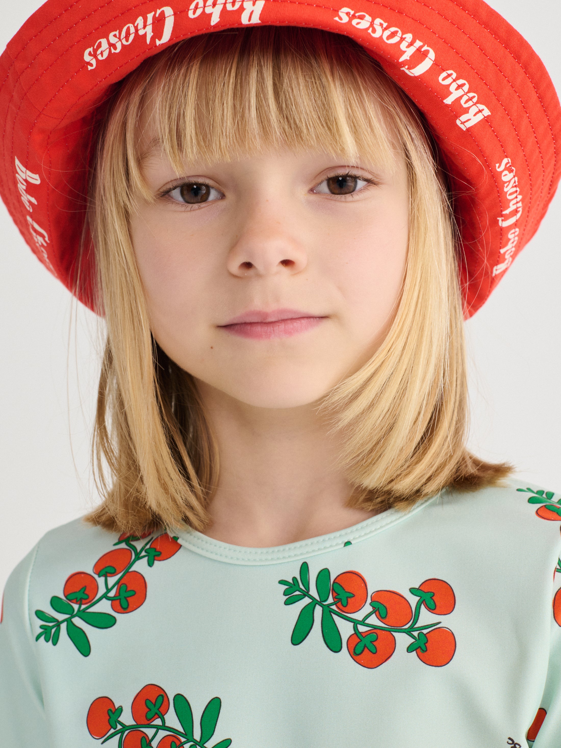 <BOBO CHOSES> Juicy Tomatoes all over reversible hat