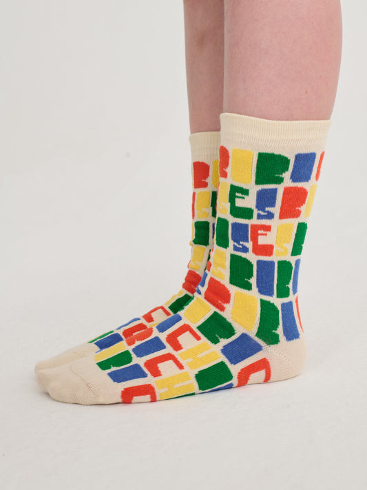 <BOBO CHOSES> Bobo Choses Color all over long socks