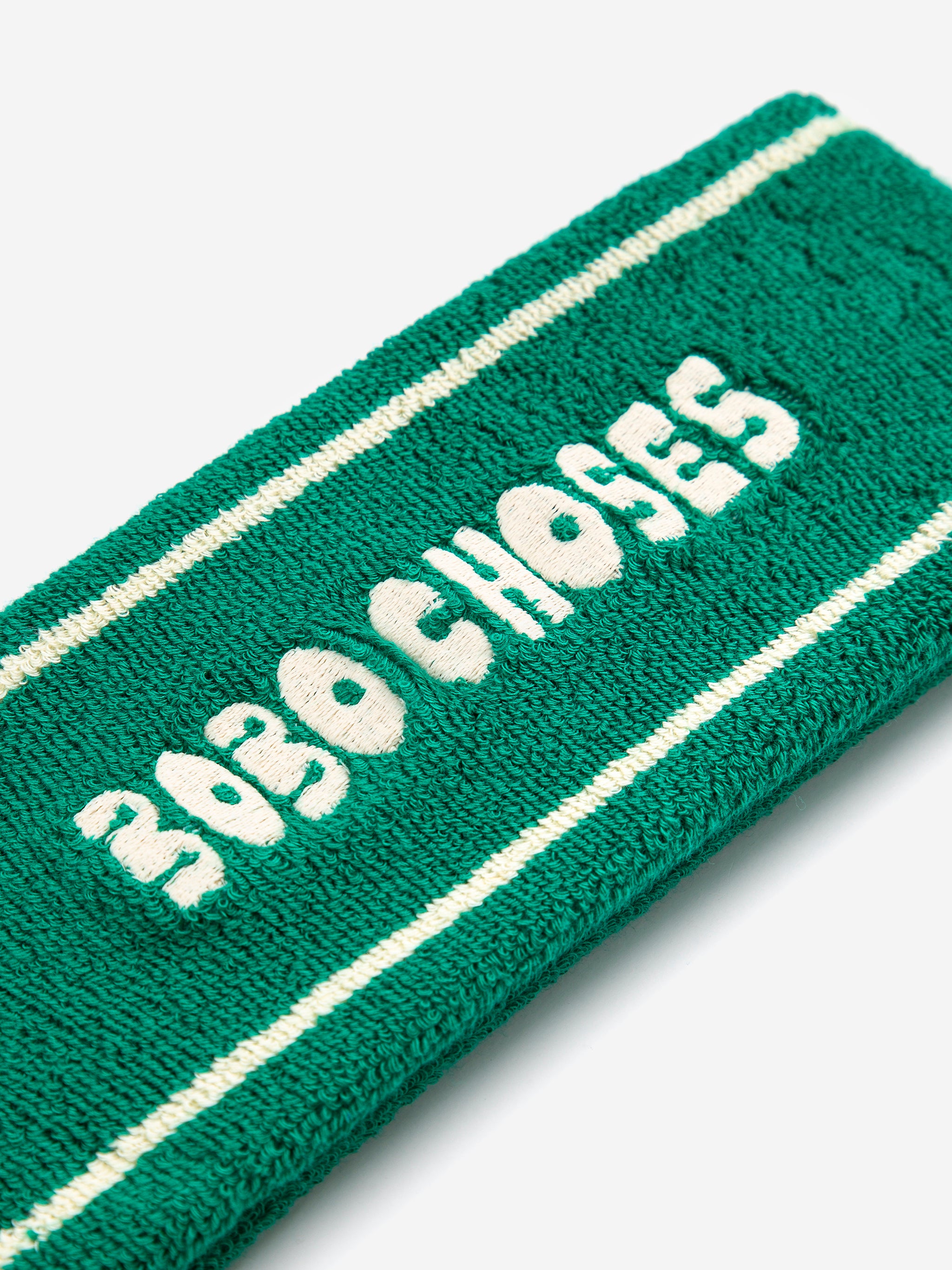 <BOBO CHOSES> Bobo Choses green terry headband