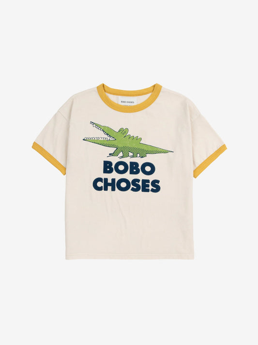 <BOBO CHOSES>Talking crocodile Tshirt（2-7Y）