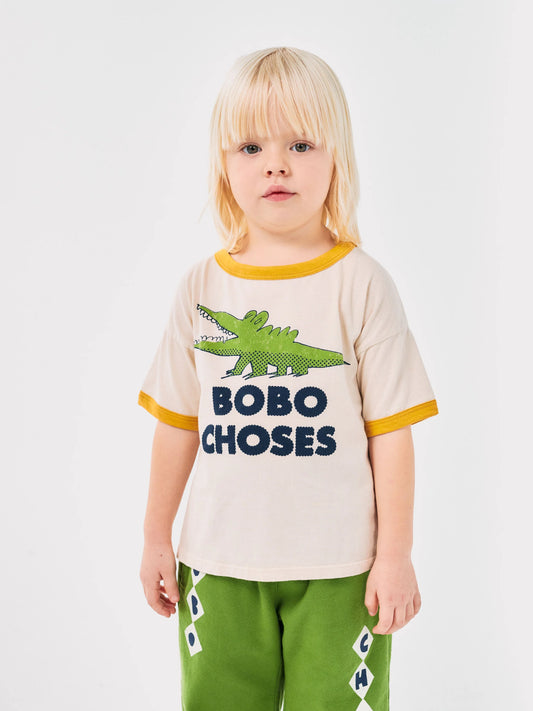 <BOBO CHOSES>Talking crocodile Tshirt（2-7Y）