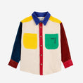 Gallery viewerに画像を読み込む, <BOBO CHOSES>Color Block Corduroy Shirt （2-7Y）
