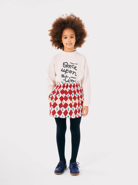 <BOBO CHOSES>Harlequin all over quilted woven skirt（2-7Y）-BOBO CHOSES-SUNNAO