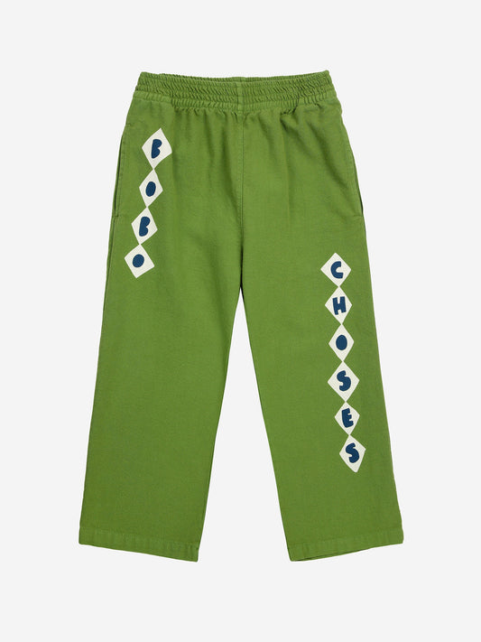 <BOBO CHOSES>Bobo Choses Diamonds straight pants（2-7Y）