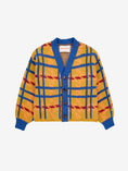 Gallery viewerに画像を読み込む, <BOBO CHOSES>Madras check jacquard crop cardigan（2-7Y）
