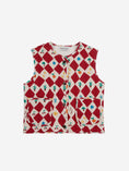 Gallery viewerに画像を読み込む, <BOBO CHOSES>Harlequin all over quilted vest（2-7Y）
