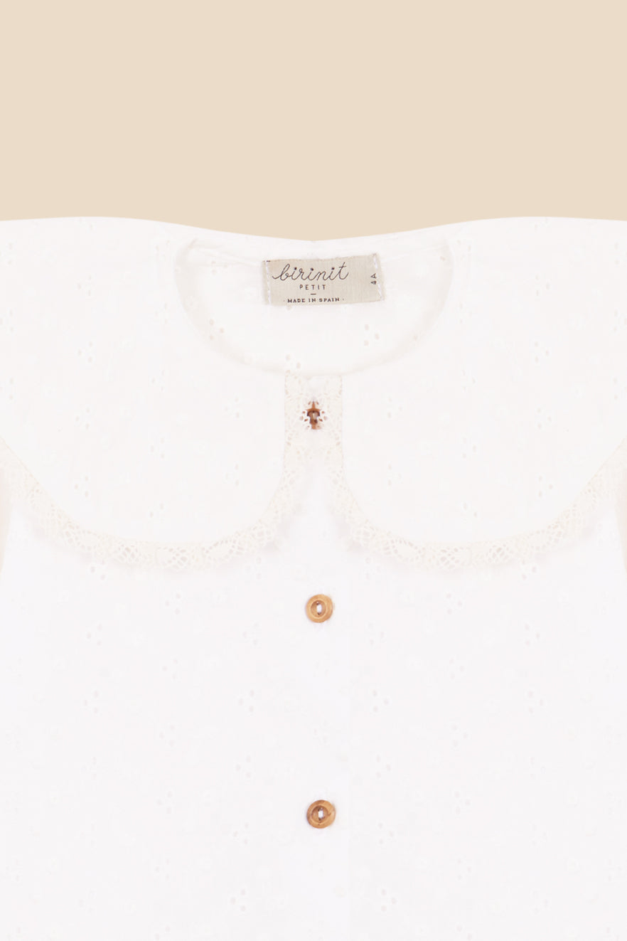 <Birinit Petit> Chulísima embroidery shirt（12M-6Y）