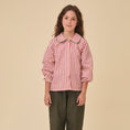 Gallery viewerに画像を読み込む, <Birinit Petit> Red stripes blouse（18M-6Y）
