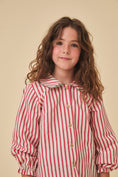 Gallery viewerに画像を読み込む, <Birinit Petit> Red stripes blouse（18M-6Y）
