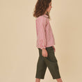 Gallery viewerに画像を読み込む, <Birinit Petit> Red stripes blouse（18M-6Y）
