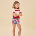 Gallery viewerに画像を読み込む, <Birinit Petit> Miranda stripes shorts（3-6Y）
