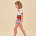 Gallery viewerに画像を読み込む, <Birinit Petit> Miranda stripes shorts（3-6Y）
