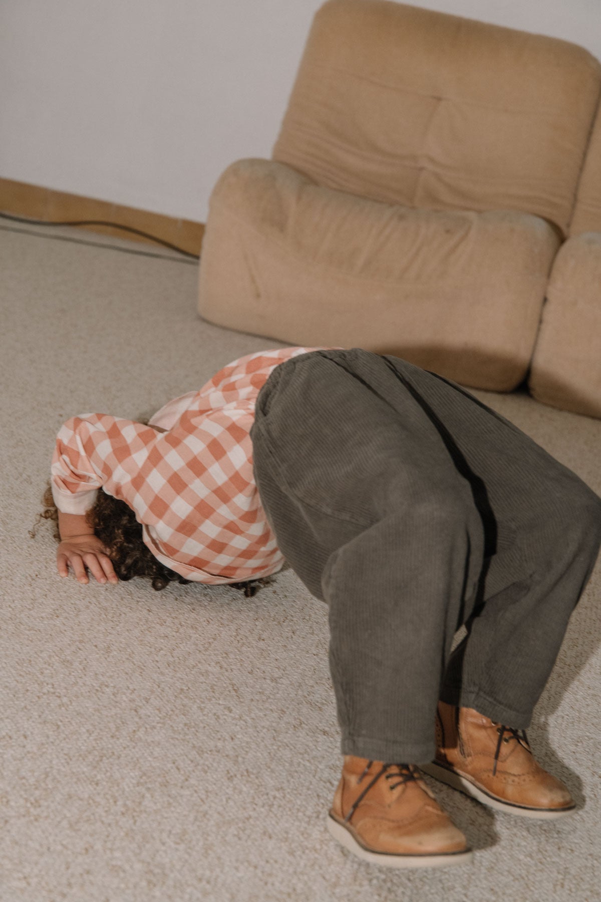 <STUDIO BOHEME PARIS> CARROT PANTS - DARK TAUPE