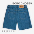 Gallery viewerに画像を読み込む, <BOBO CHOSES>Color Block denim bermuda shorts
