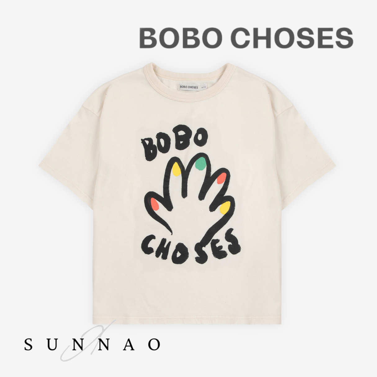 <BOBO CHOSES> High Five T-shirt