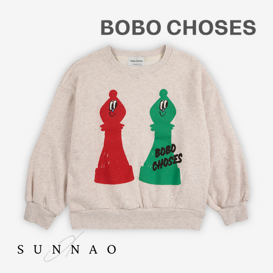 <BOBO CHOSES> Checkmate sweatshirt
