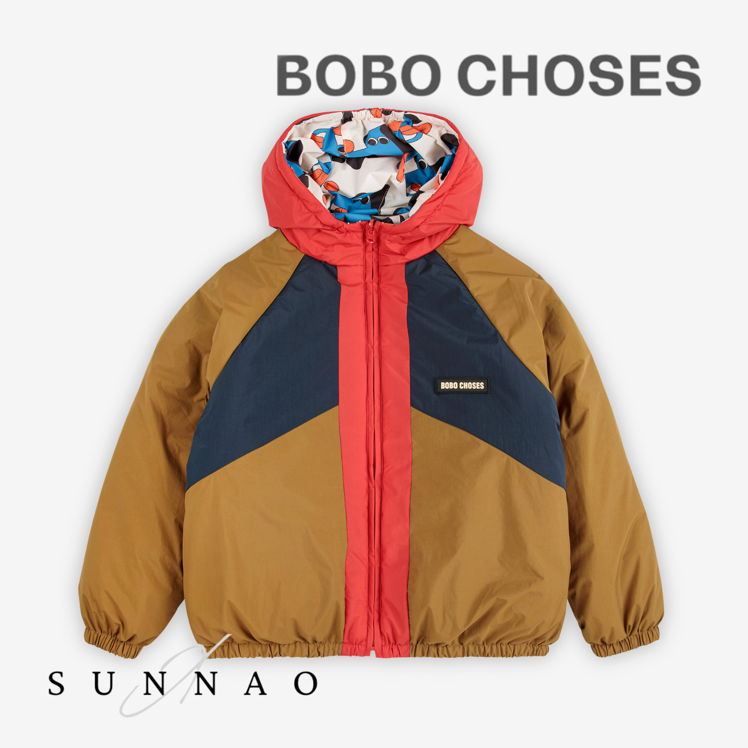 <BOBO CHOSES> Doggy Mate all over reversible jacket