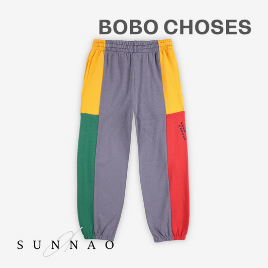 <BOBO CHOSES> Bobo Choses color block jogging pants
