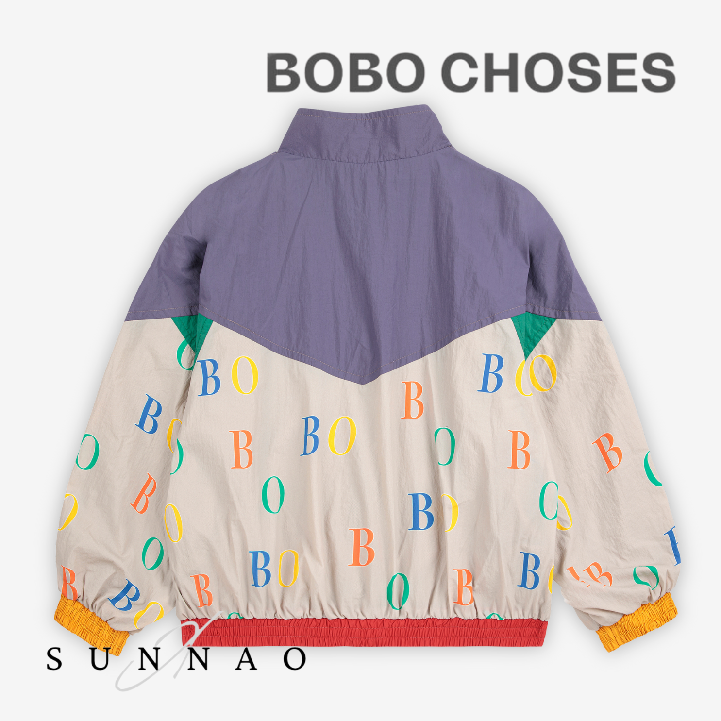 <BOBO CHOSES> Multicolor Bobo all over tracksuit jacket