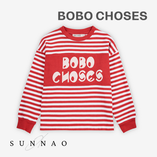 <BOBO CHOSES> Bobo Choses stripes T-shirt