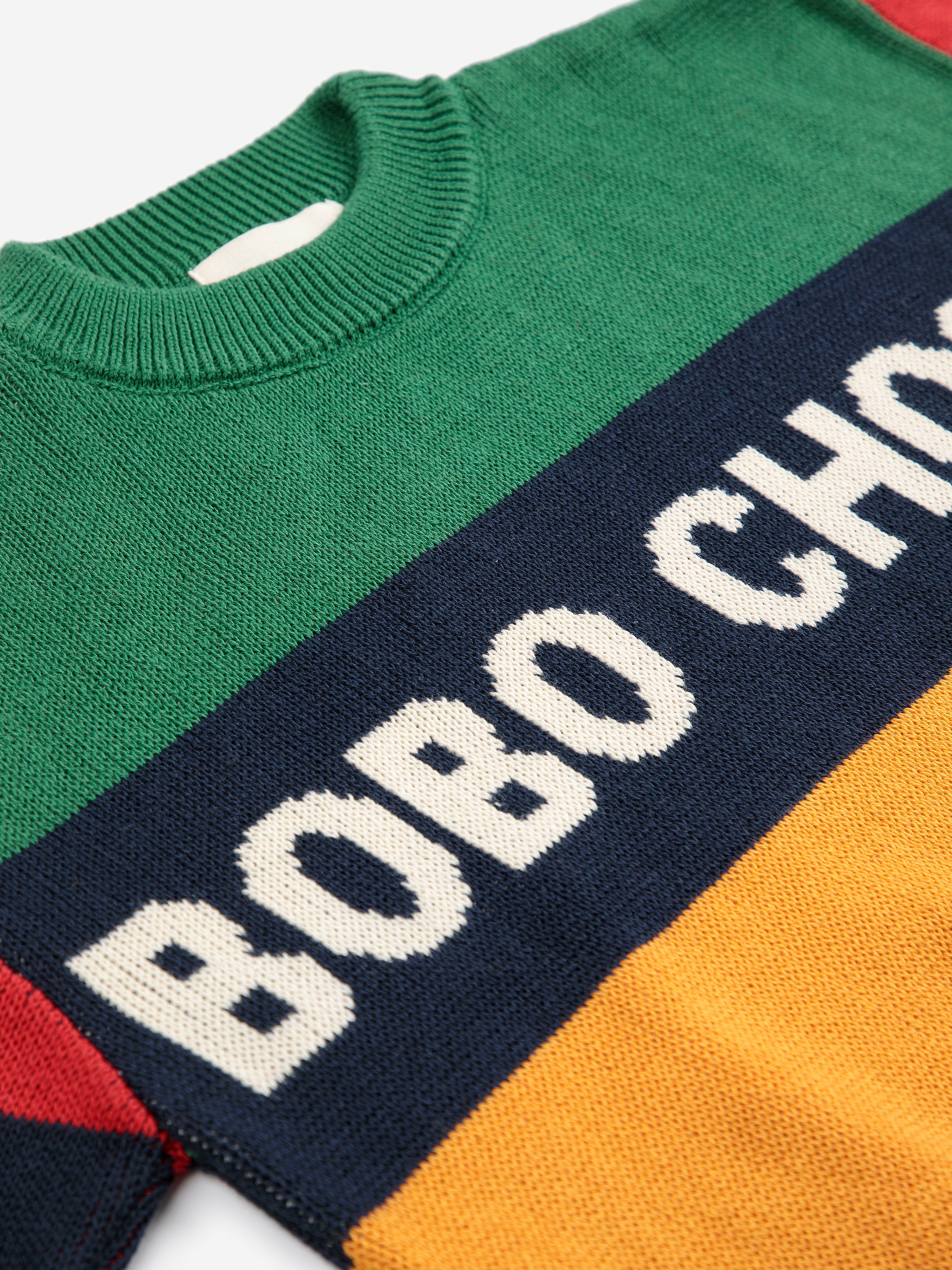 <BOBO CHOSES> Bobo Choses color block jumper