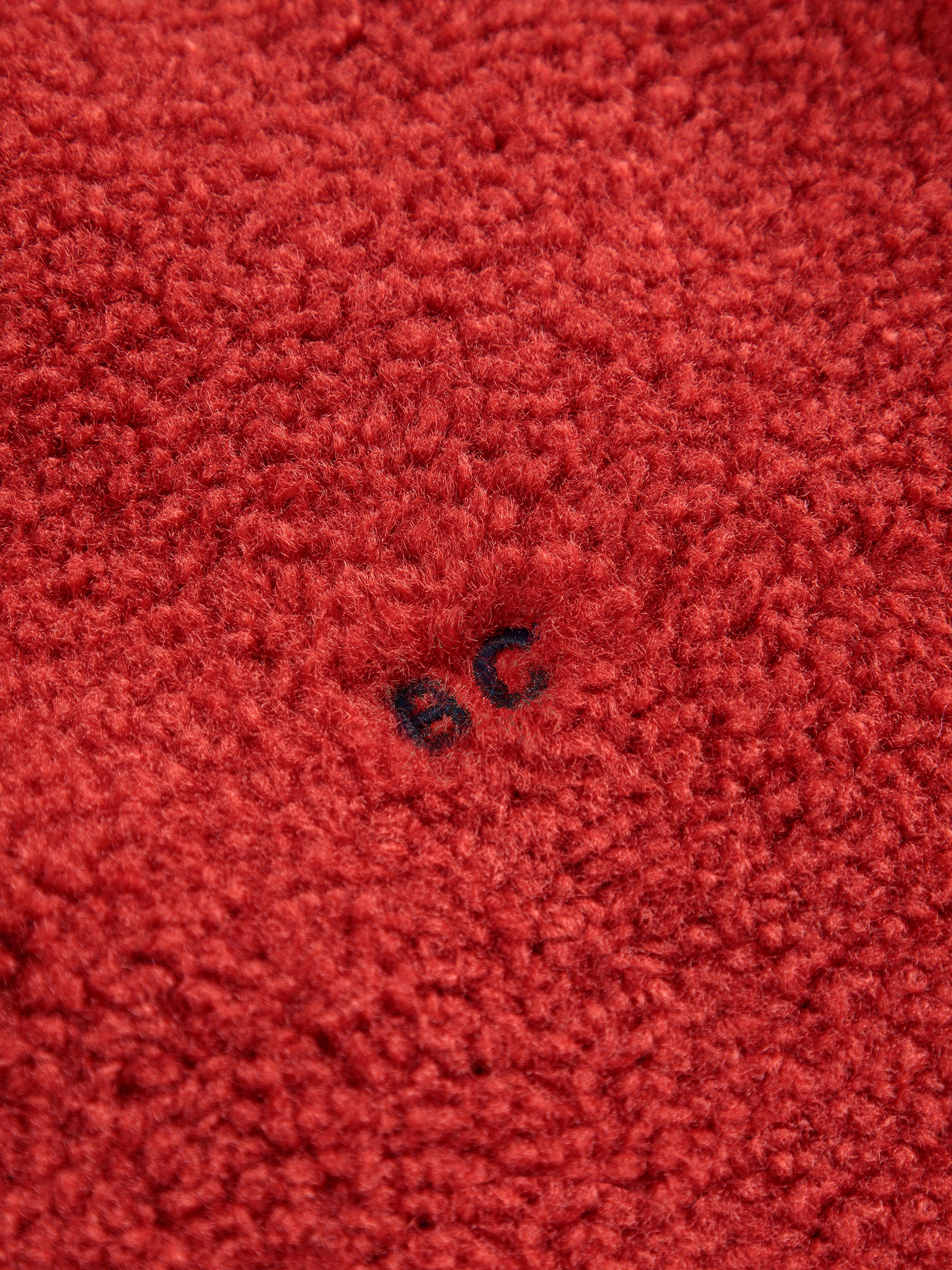 <BOBO CHOSES> Multicolor Tiles reversible sheepskin jacket