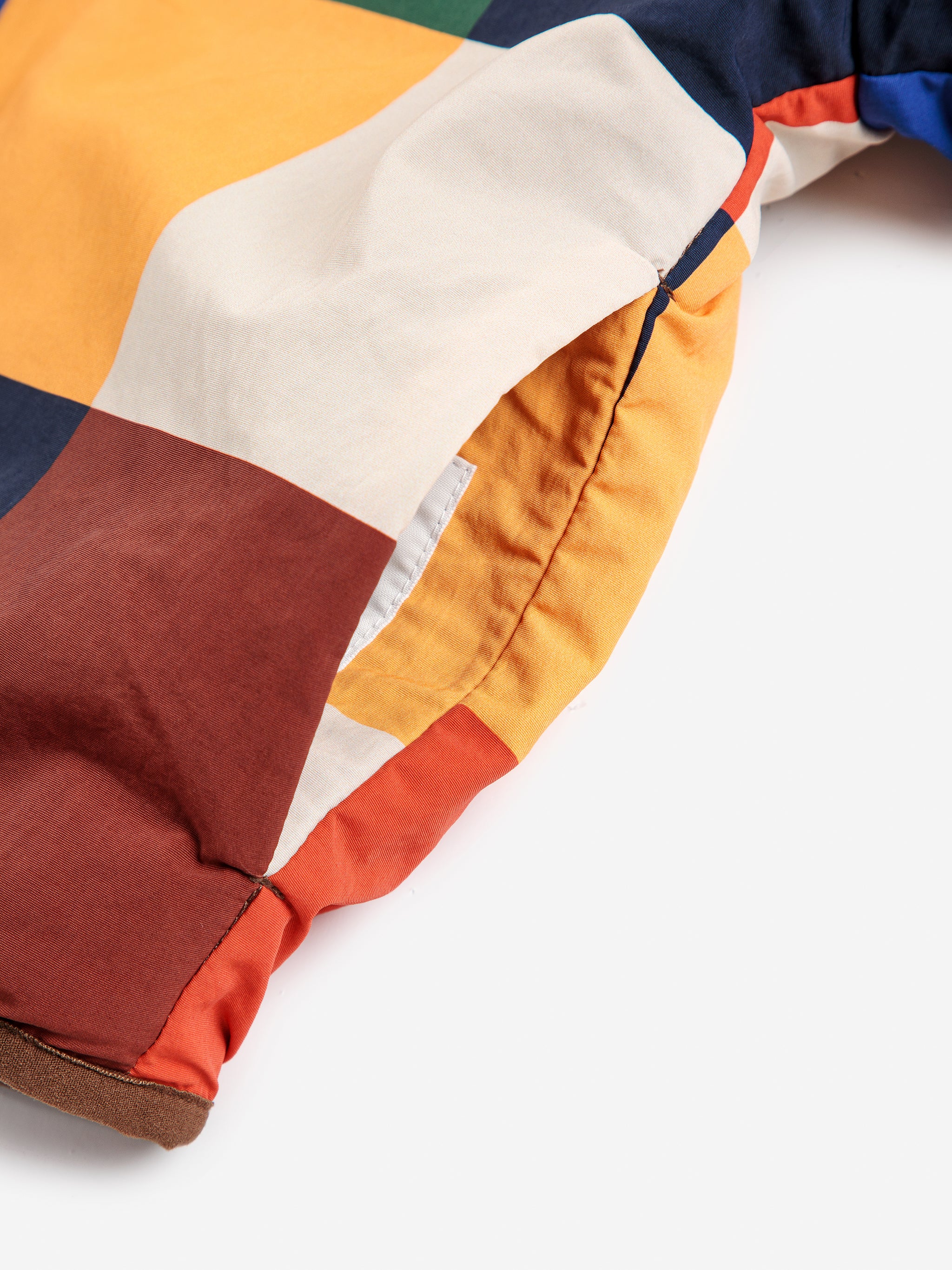<BOBO CHOSES> Multicolor Tiles reversible sheepskin jacket