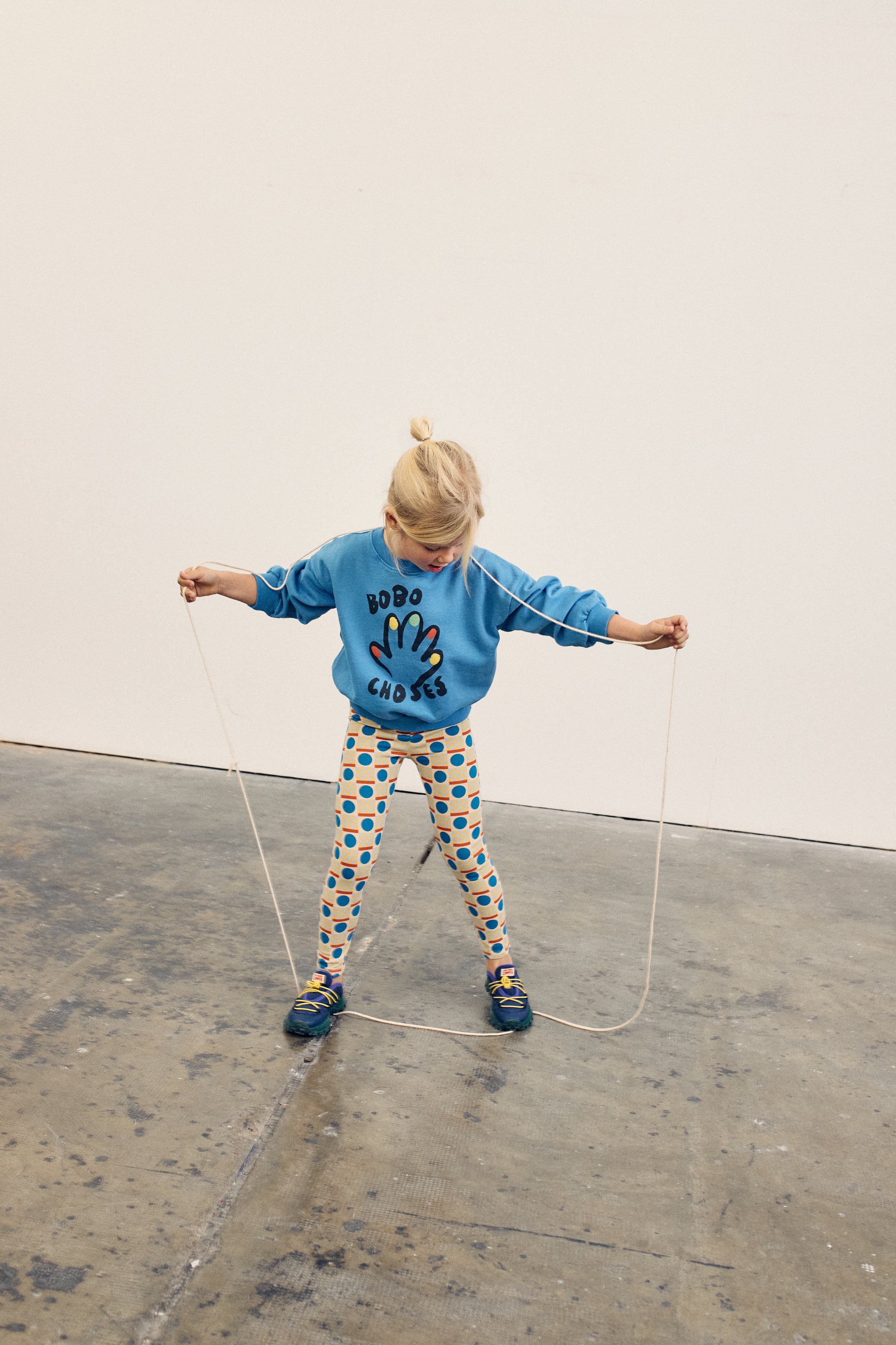 <BOBO CHOSES> Geometric Scacs all over leggings