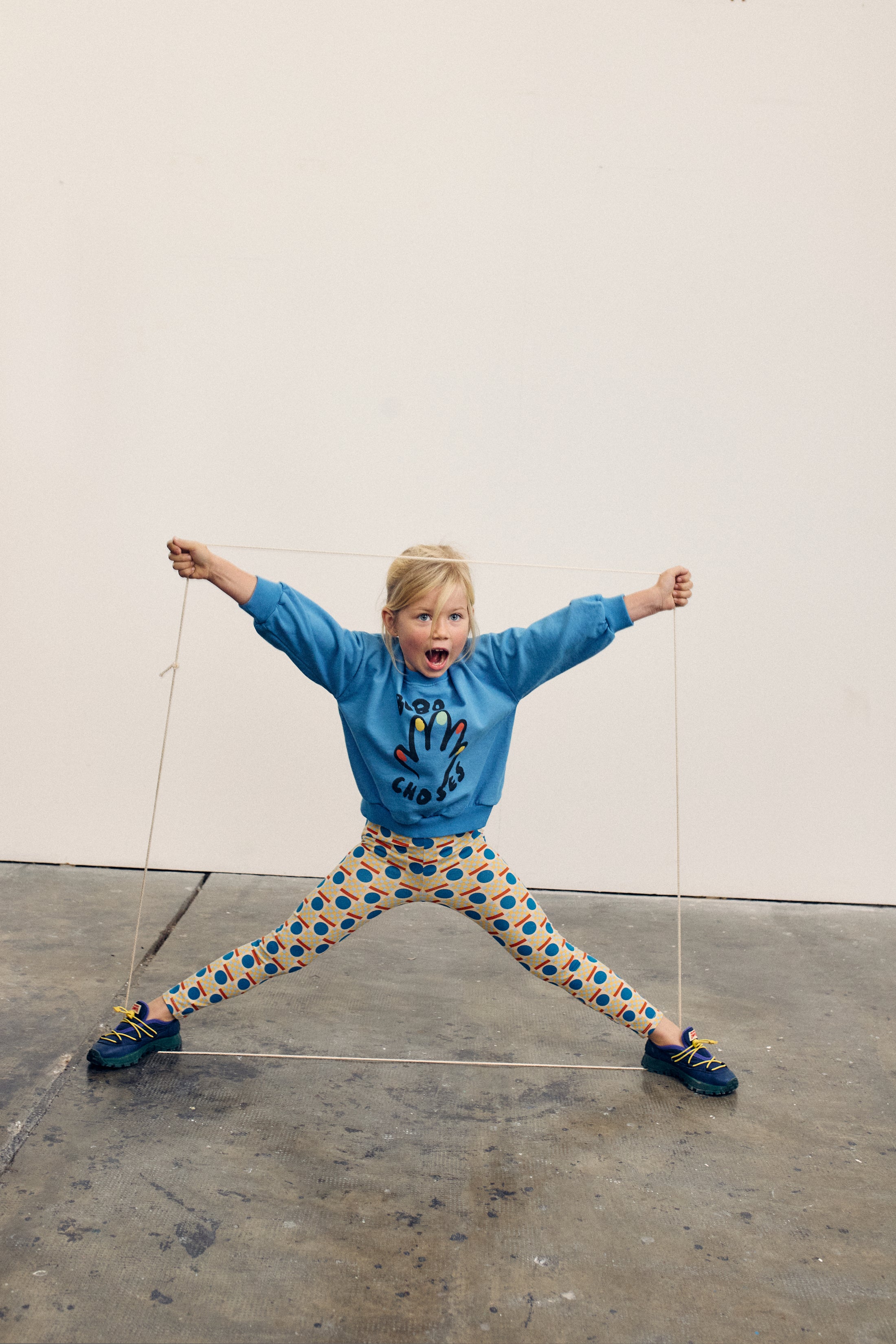 <BOBO CHOSES> Geometric Scacs all over leggings