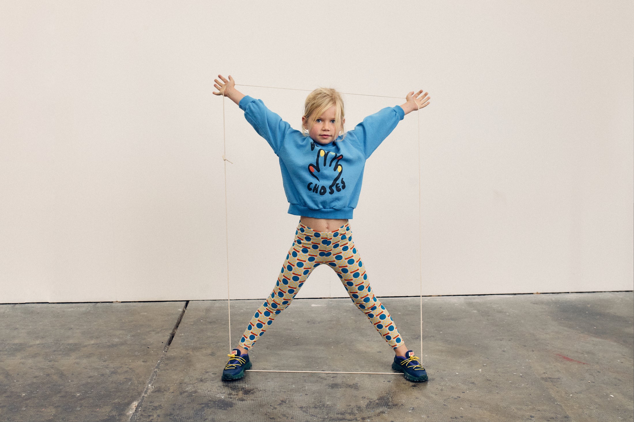 <BOBO CHOSES> Geometric Scacs all over leggings