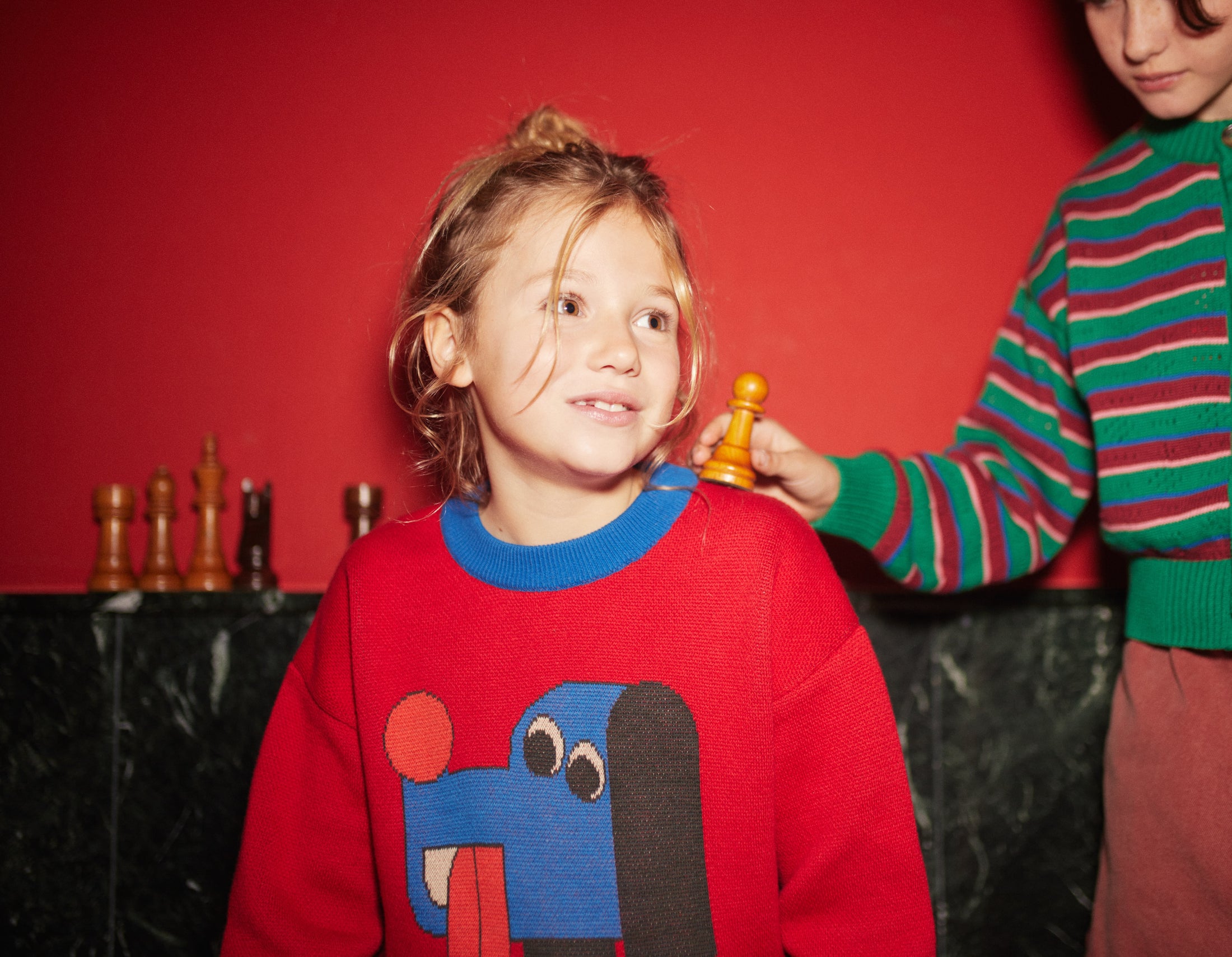 <BOBO CHOSES> Doggy Mate jacquard jumper