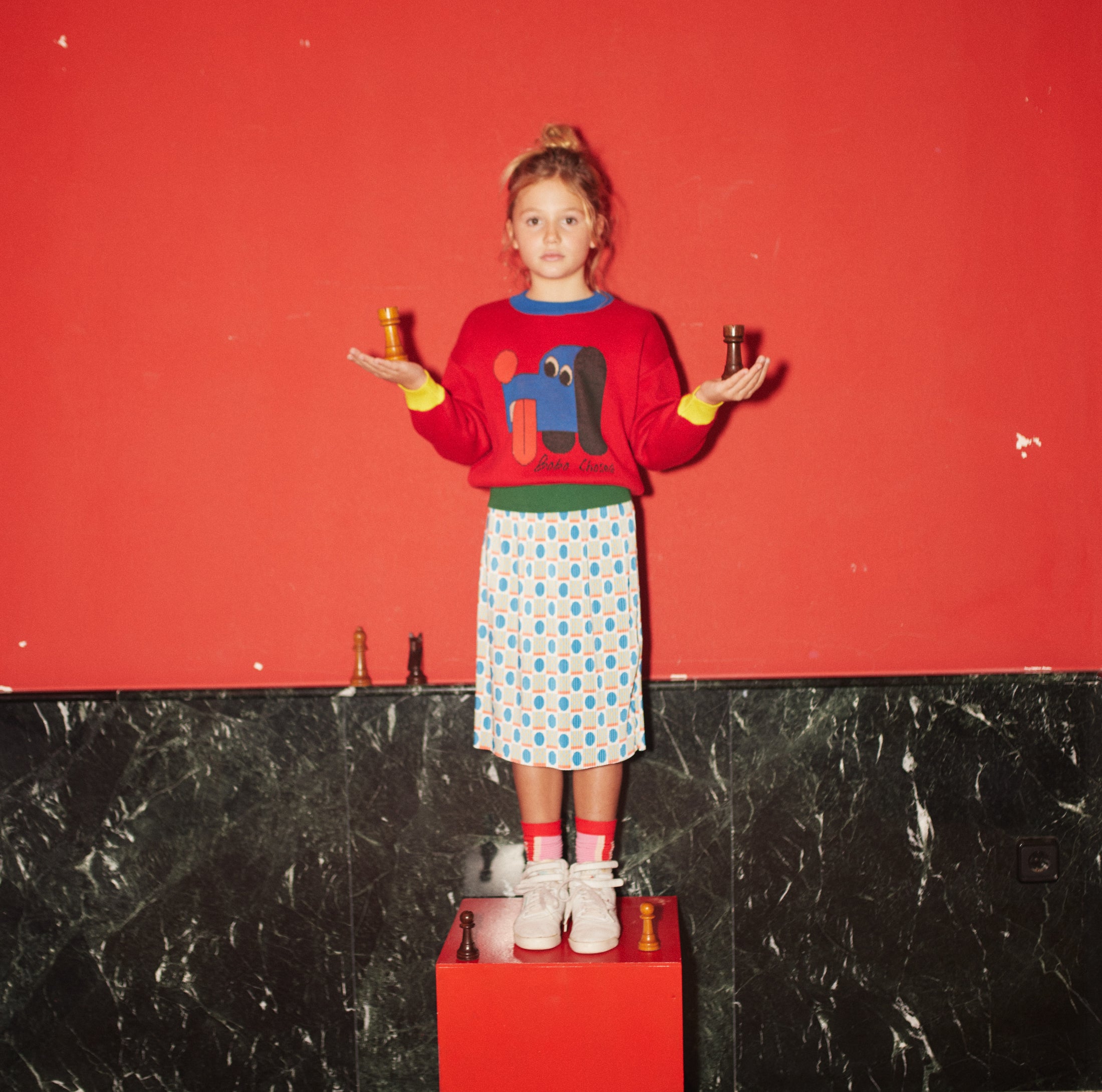 <BOBO CHOSES> Doggy Mate jacquard jumper