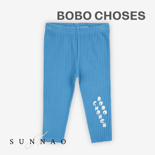 <BOBO CHOSES> Bobo Choses blue leggings