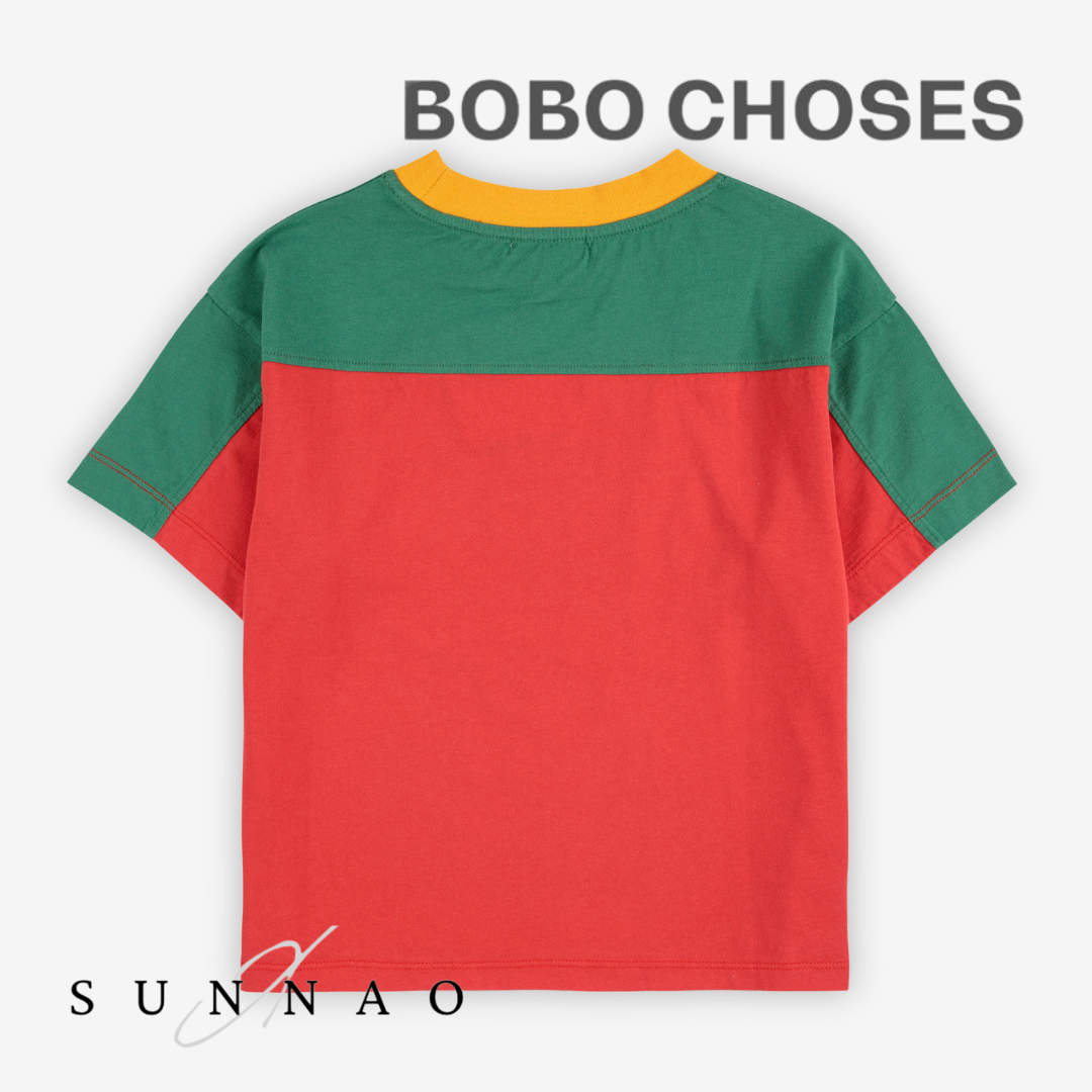 <BOBO CHOSES> Bobo Choses color block T-shirt