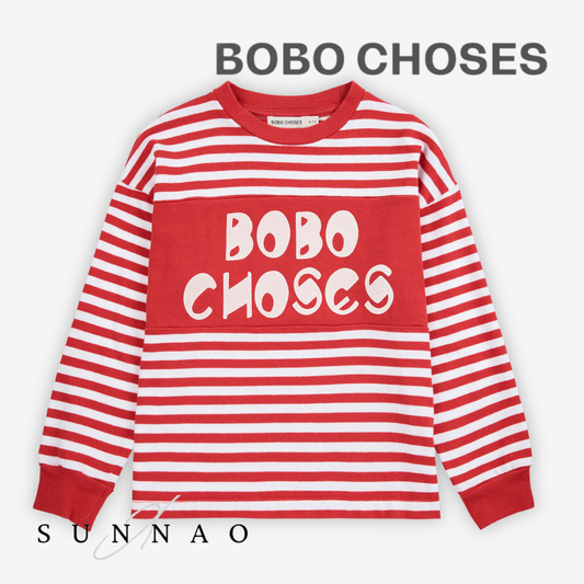 <BOBO CHOSES> Bobo Choses stripes T-shirt
