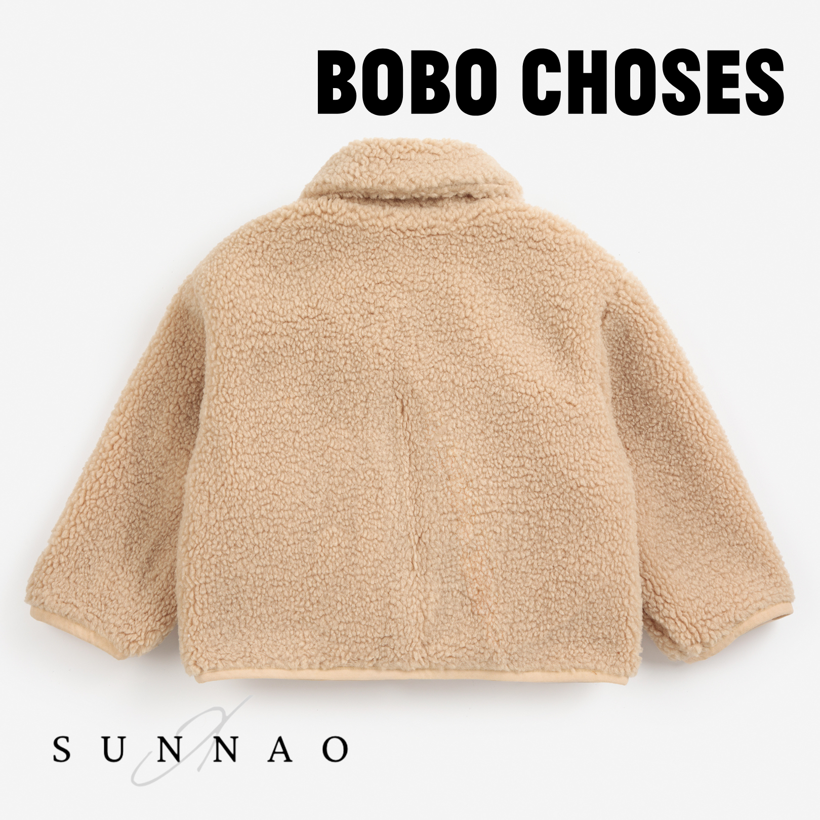 <BOBO CHOSES> Softpaw Monster all over sheepskin reversible jacket - DROP2