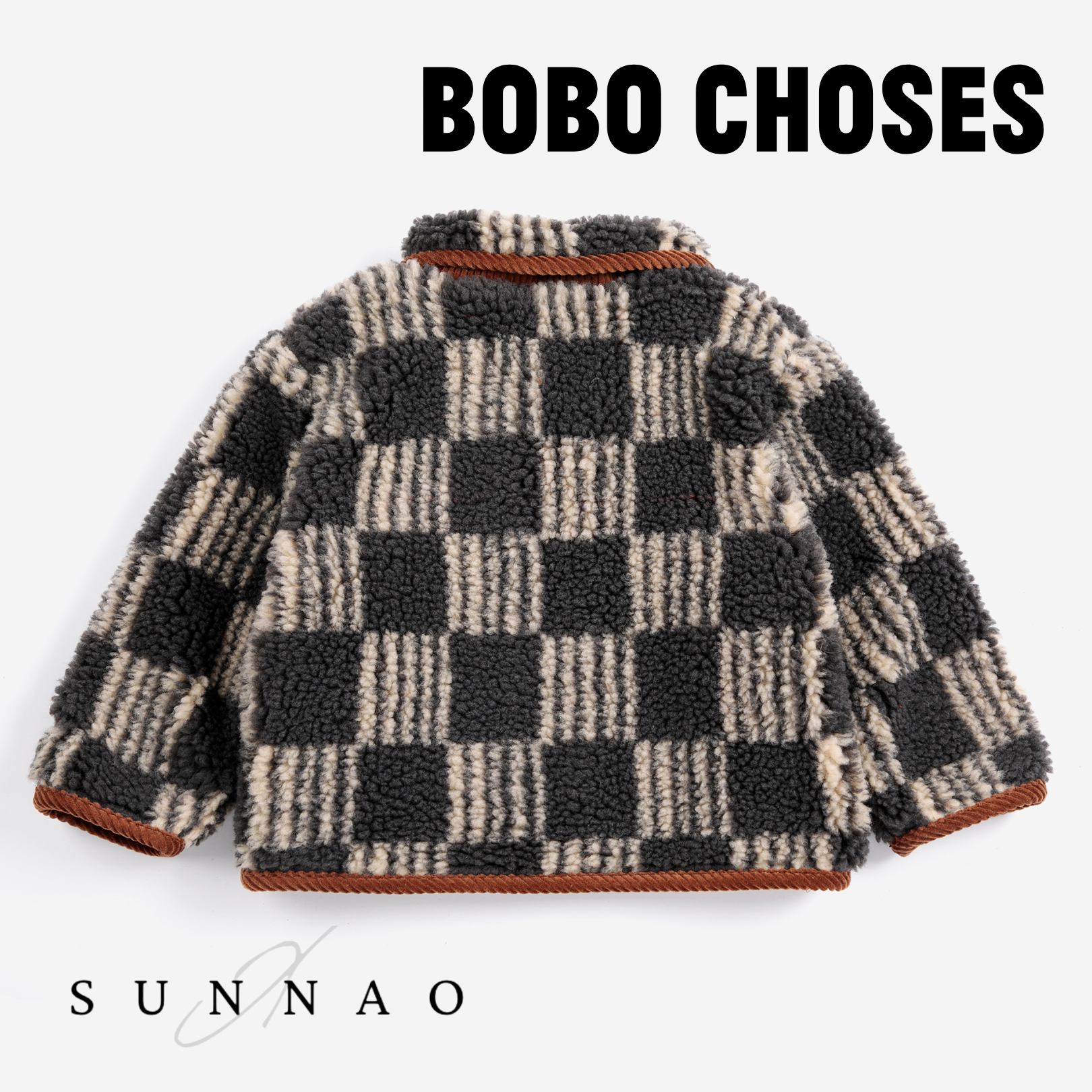 <BOBO CHOSES> Almost Moiré all over sheepskin jacket  - DROP2