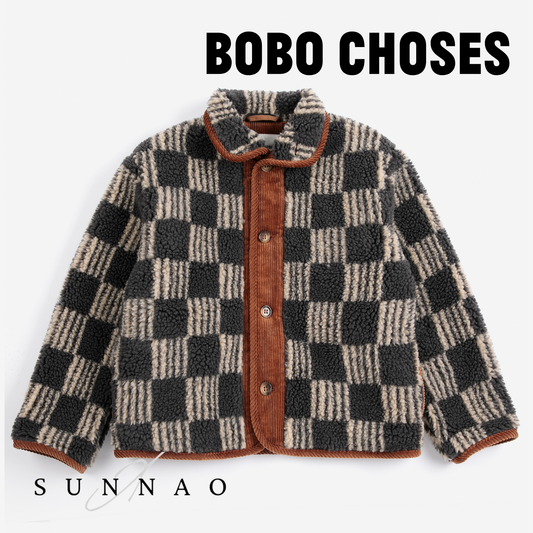 <BOBO CHOSES> Almost Moiré all over sheepskin jacket  - DROP2