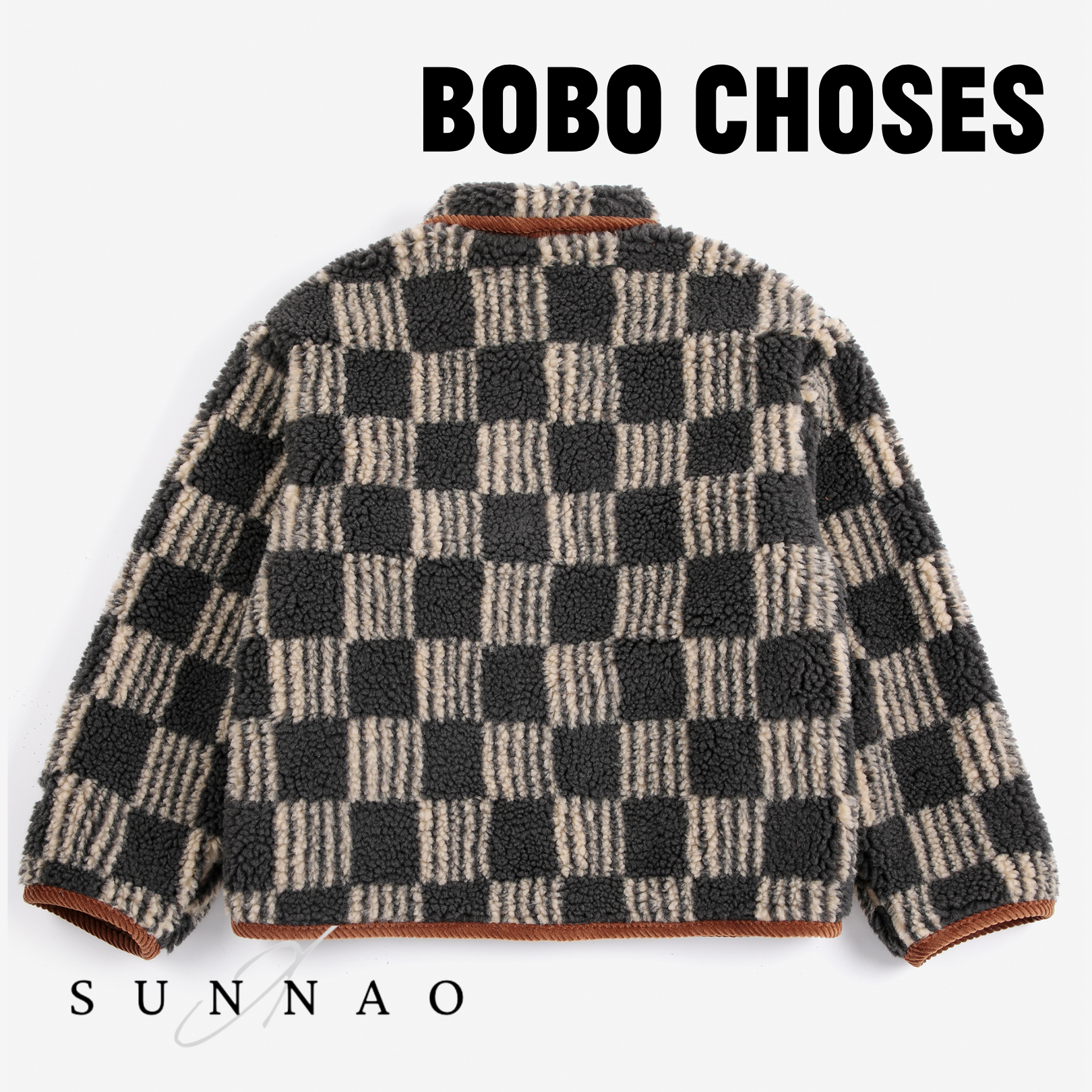 <BOBO CHOSES> Almost Moiré all over sheepskin jacket  - DROP2